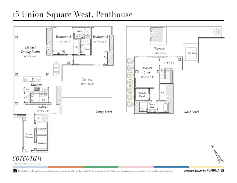 15 Union Square West, Penthouse | floorplan | View 15