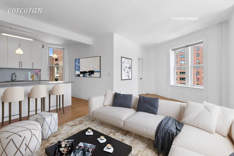 New York City Real Estate | View 25 Charles Street, 5A | Open and Airy Corner Apartment | View 3