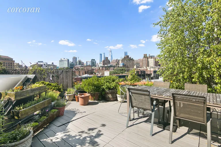 New York City Real Estate | View 719 Greenwich Street, 4S | Roof Deck | View 14