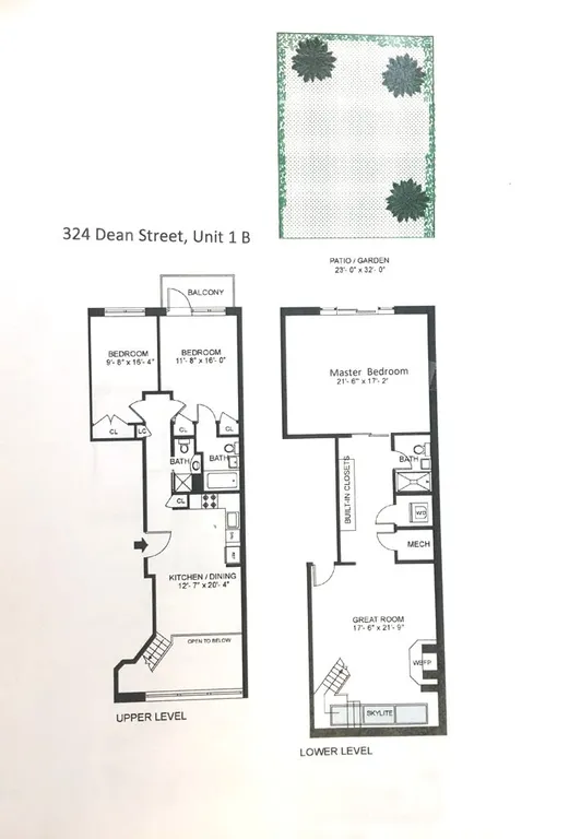 324 Dean Street, 1B | floorplan | View 10