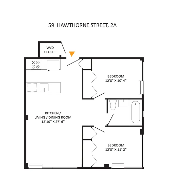 59 Hawthorne Street, 2A | floorplan | View 6