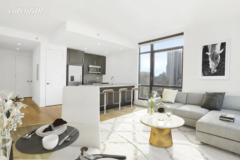 New York City Real Estate | View 180 Nassau Street, 8K | 2 Beds, 2 Baths | View 1