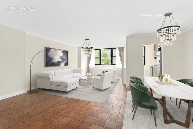 New York City Real Estate | View 420 East 51st Street, 3D | Living Room | View 3
