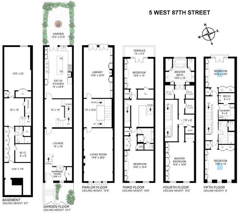 5 West 87th Street | floorplan | View 18