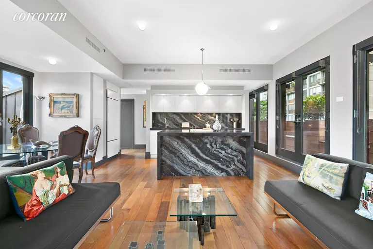 New York City Real Estate | View 327 West 22nd Street, 8 | Entertainment Great Room | View 2