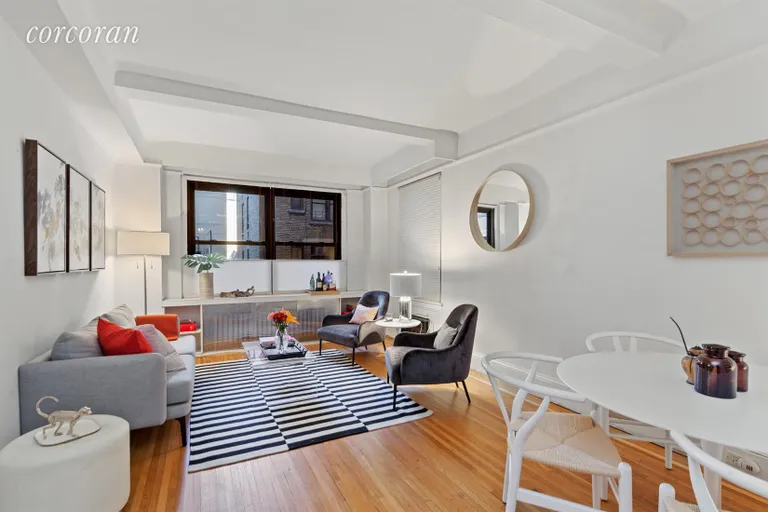 New York City Real Estate | View 230 Central Park West, 3E | Living Room  with two exposures | View 2