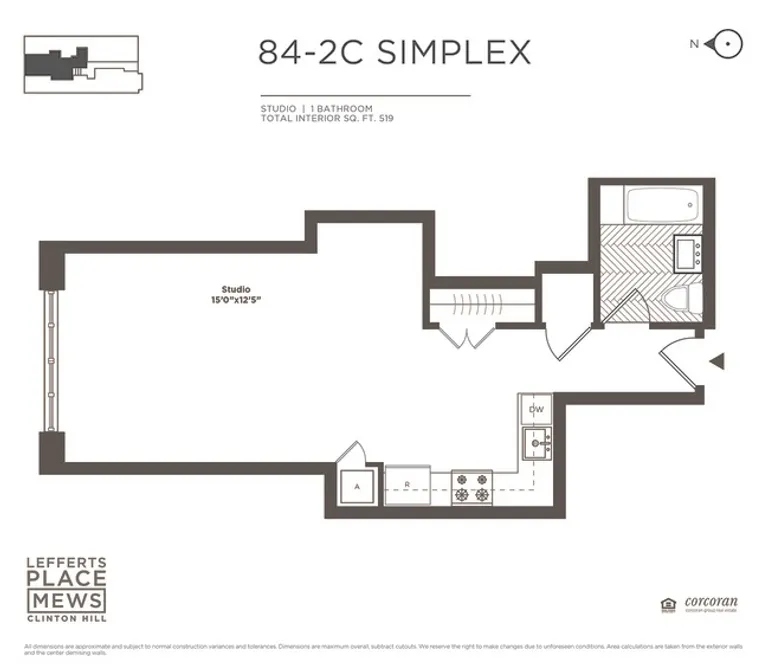 84 Lefferts Place, 2C | floorplan | View 5