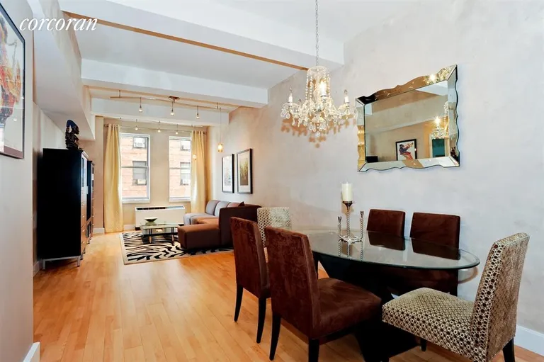 New York City Real Estate | View 80 Chambers Street, 11B | Living Room / Dining Room | View 2
