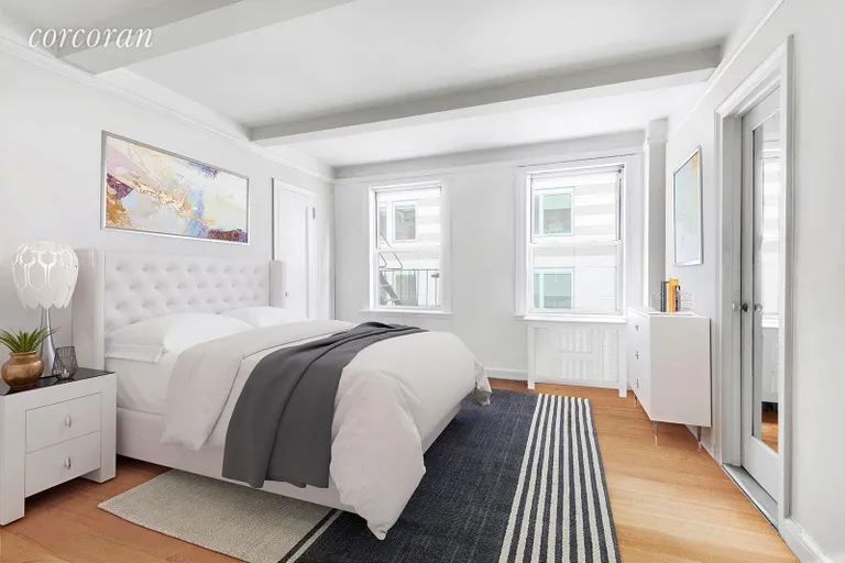 New York City Real Estate | View 333 East 43rd Street, 909 | Staged Bedroom | View 3