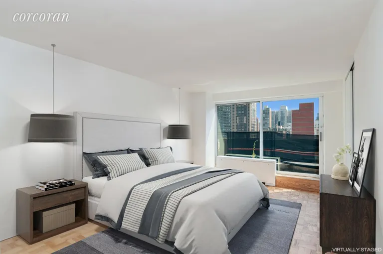 New York City Real Estate | View 340 East 64th Street, 18L | Master Bedroom | View 3