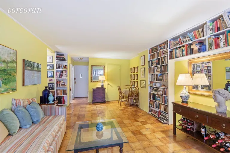 New York City Real Estate | View 520 East 76th Street, 2E | Living Room and Dining Area | View 2