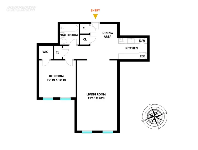 New York City Real Estate | View 2265 Gerritsen Avenue, 6J | Floor Plan | View 6