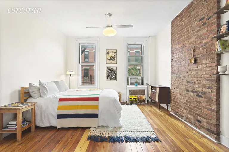 New York City Real Estate | View 96 Luquer Street, 3-4L | Large Master w/ High Ceilings and Exposed Brick | View 3