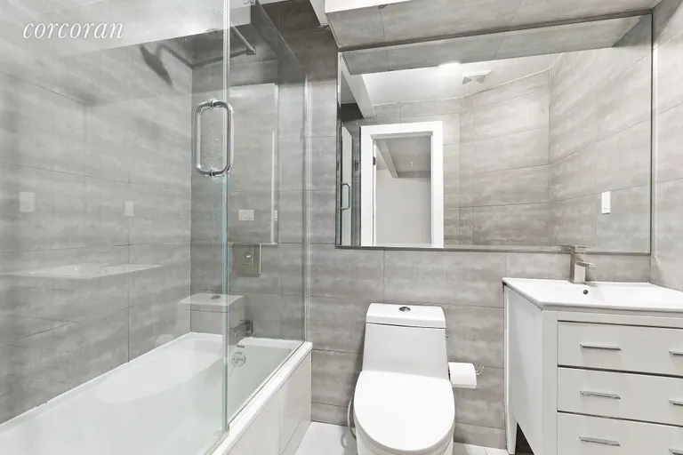 New York City Real Estate | View 256 Monroe Street, 1 | Modern Bathroom | View 6