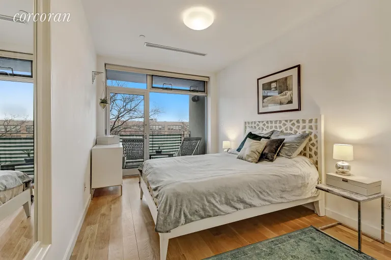 New York City Real Estate | View 272 Saint Marks Avenue, 3F | Large bedroom with a balcony.  | View 3