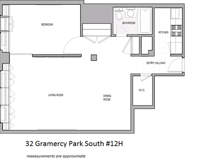 32 Gramercy Park South, 12H | floorplan | View 6