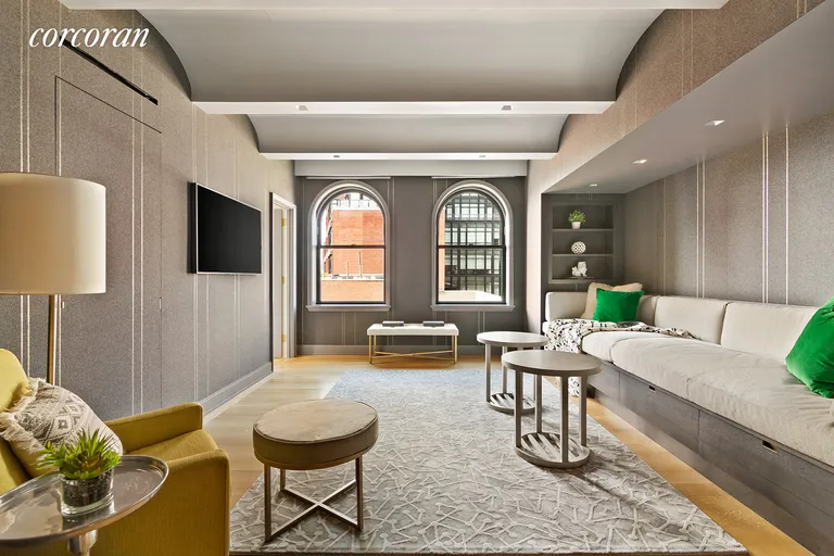 New York City Real Estate | View 275 West 10th Street, 6D | Media Room / Bedroom | View 15