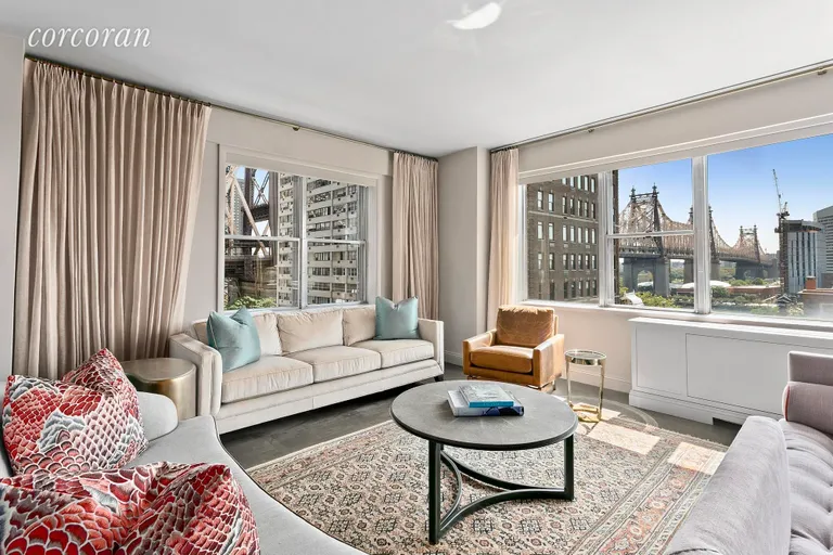 New York City Real Estate | View 16 Sutton Place, 8C | 2 Beds, 2 Baths | View 1