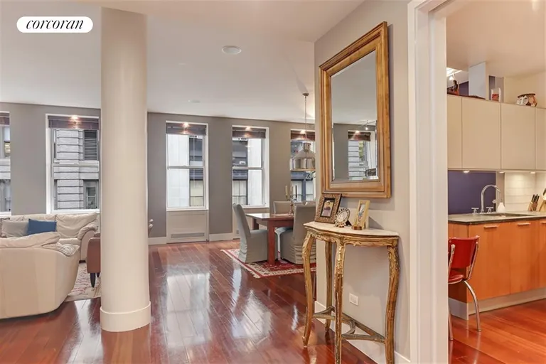 New York City Real Estate | View 15 West 20th Street, 6B | Wide gallery between living area and bedrooms | View 4