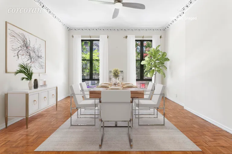 New York City Real Estate | View 230 East 11th Street, 2 | Large Dining Room Perfect for Entertaining | View 7