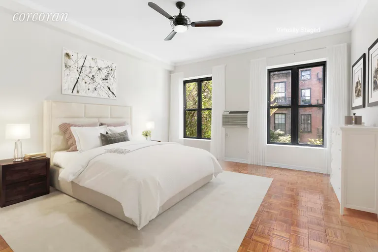 New York City Real Estate | View 230 East 11th Street, 2 | Spacious Master Bedroom with room for King Bed | View 2