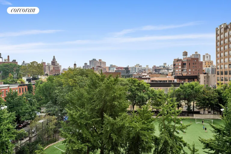 New York City Real Estate | View 421 Hudson Street, 404 | View of JJ Walker Park | View 6