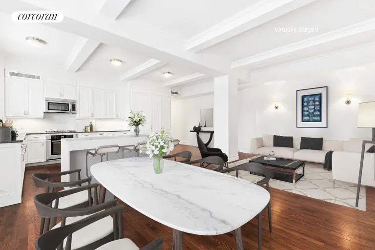 New York City Real Estate | View 215 West 88th Street, 12D | Beamed 9'-8" Ceilings and central air conditioning | View 2