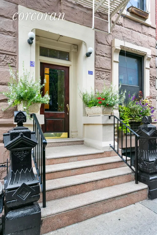 New York City Real Estate | View 221 West 20th Street, 3W | Charming Brownstone Entrance | View 6
