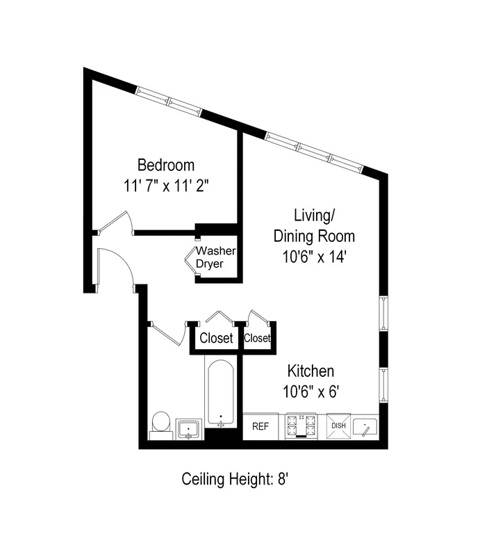 135-46 Grand Central Parkway, 1A | floorplan | View 5