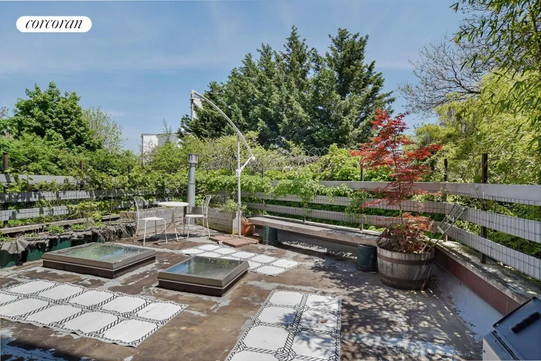 New York City Real Estate | View 87 Hudson Avenue, 1 | Private Terrace | View 11