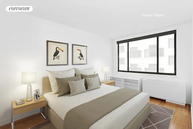 New York City Real Estate | View 77 Bleecker Street, 821E | Oversized window in bedroom. | View 3