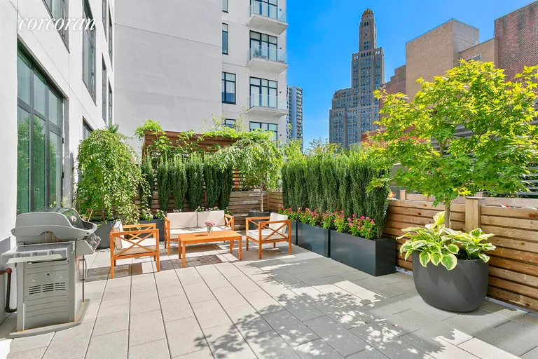 New York City Real Estate | View 509 Pacific Street, 3H | Expansive Terrace with Postcard Views | View 2