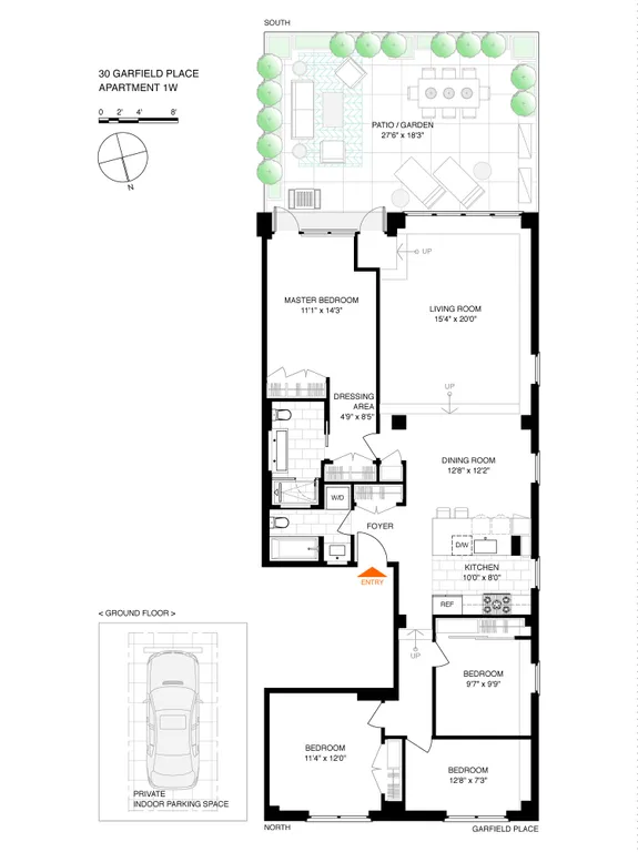 30 Garfield Place, 1W | floorplan | View 11