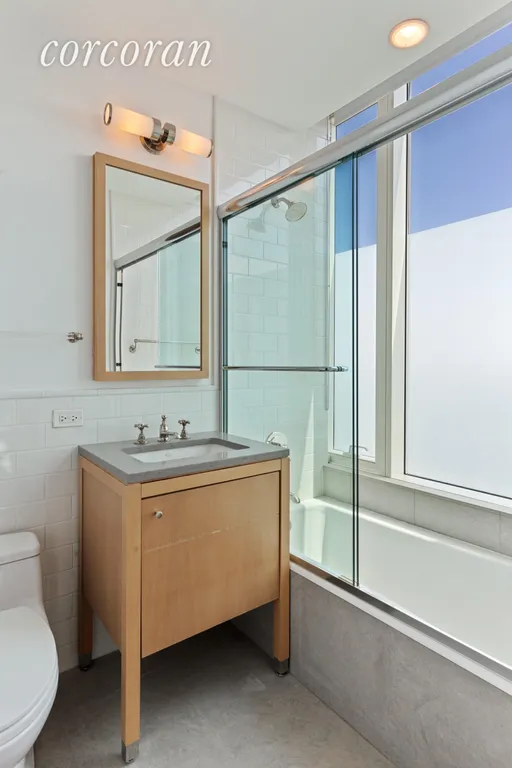 New York City Real Estate | View 245 West 99th Street, 26B | Guest Bath | View 10