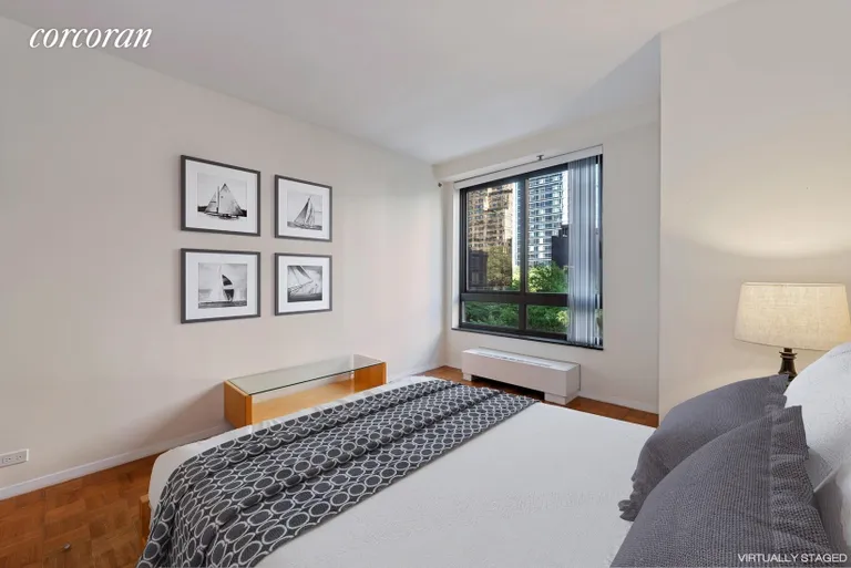 New York City Real Estate | View 100 United Nations Plaza, 5D | South-facing bedroom | View 4