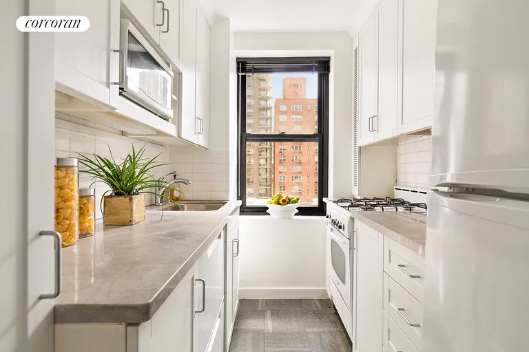 New York City Real Estate | View 235 East 73rd Street, 7D | Windowed Kitchen | View 5