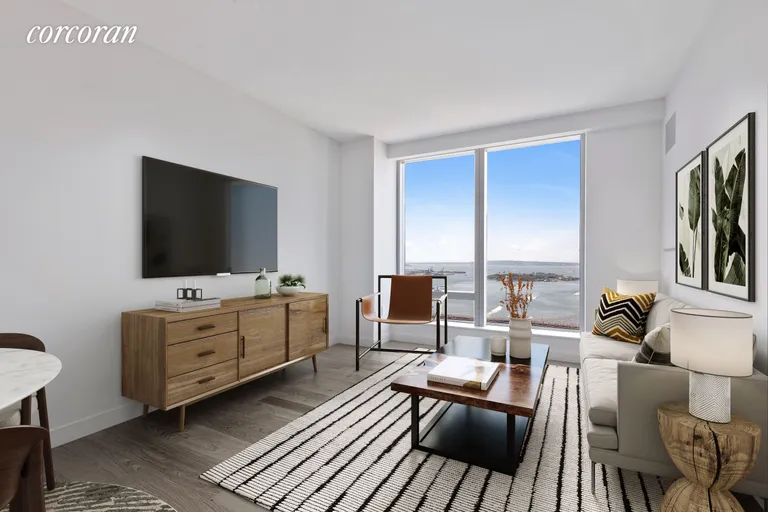 New York City Real Estate | View 252 South Street, 52M | 1 Bed, 1 Bath | View 1