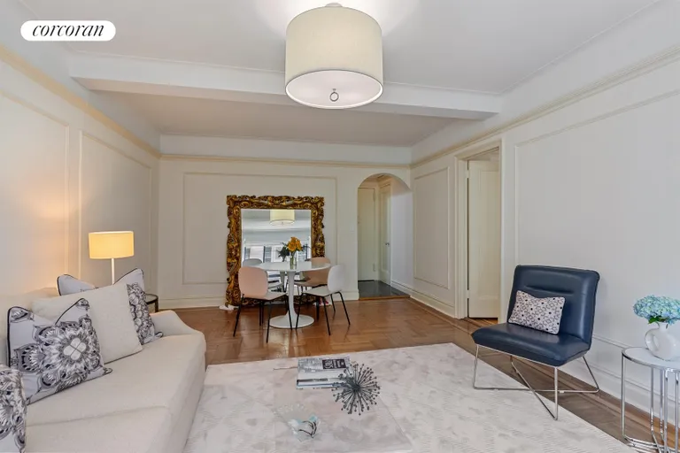 New York City Real Estate | View 230 Central Park West, 2M | Living Room / Dining Room | View 5