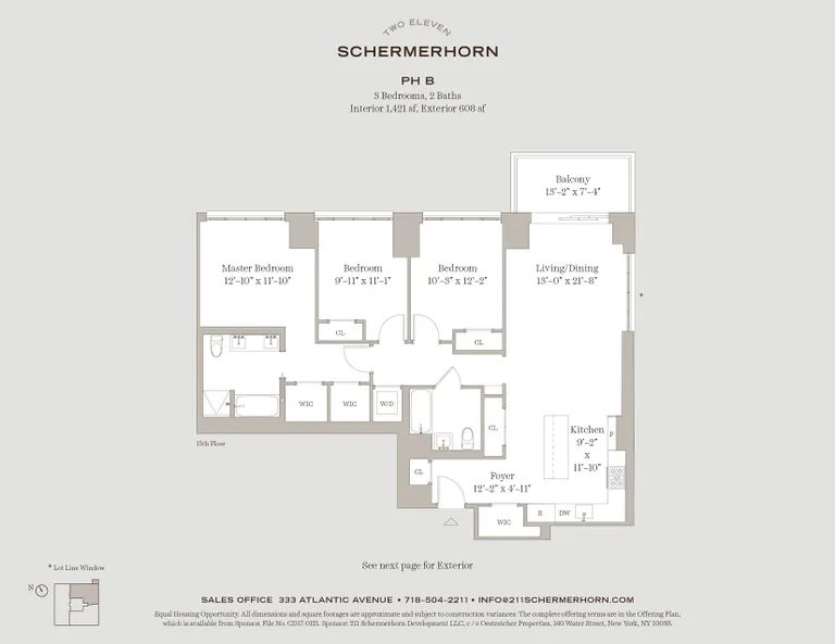 211 Schermerhorn Street, PHB | floorplan | View 1