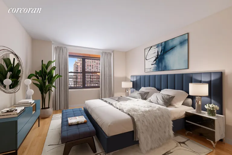 New York City Real Estate | View 165 West End Avenue, 8BCD | Bedroom | View 9
