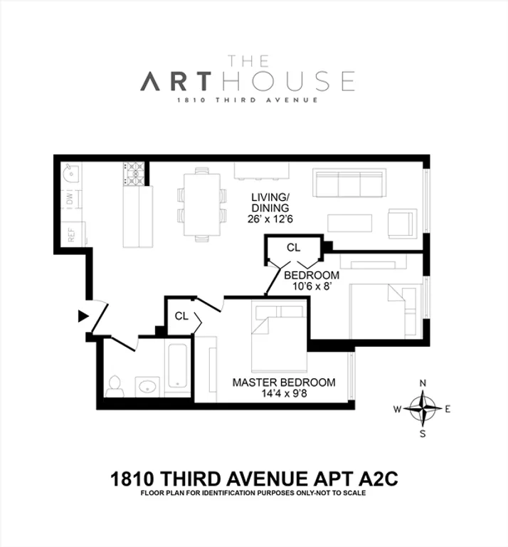 1810 3RD Avenue, A2C | floorplan | View 1