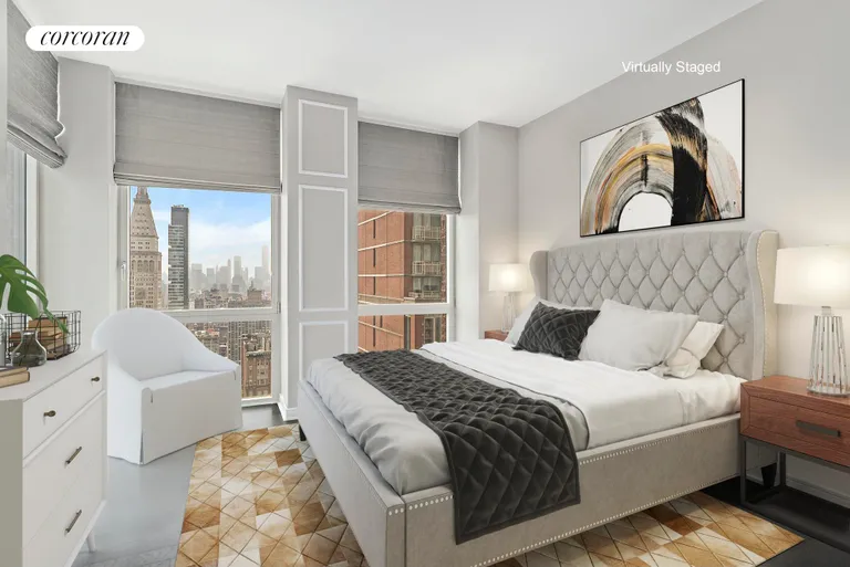 New York City Real Estate | View 11 East 29th Street, 38A | Stunning Corner Views From Bed!  | View 6