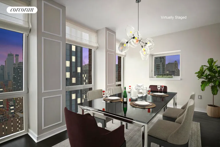 New York City Real Estate | View 11 East 29th Street, 38A | Nighttime elegance! | View 9