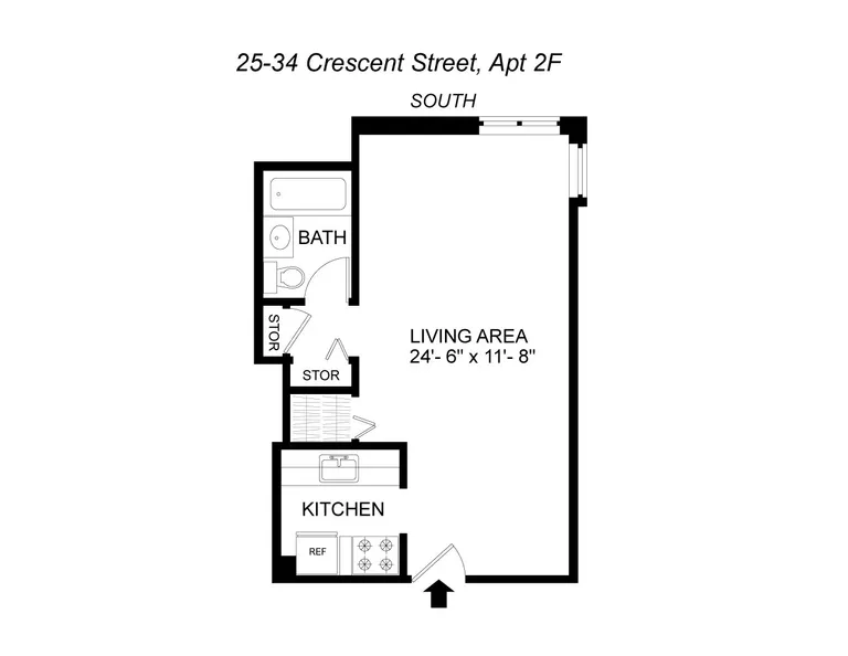 25-34 Crescent Street, 2F | floorplan | View 3
