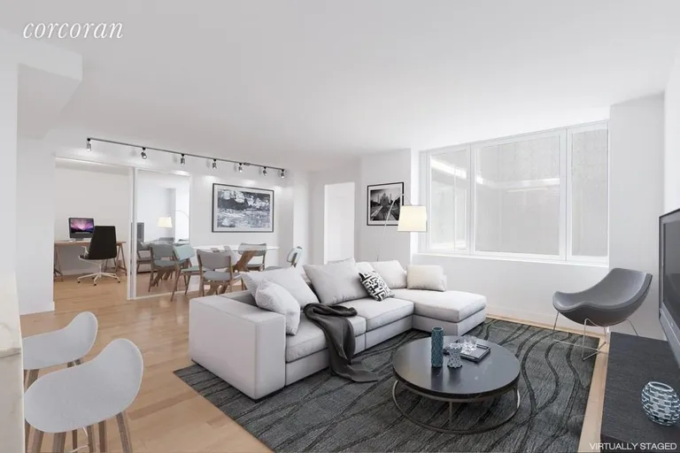 New York City Real Estate | View 322 West 57th Street, 37Q1 | 1 Bed, 1 Bath | View 1