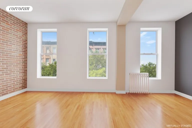 New York City Real Estate | View 358 Greene Avenue | 2nd Floor Rental Unit Living Room | View 5