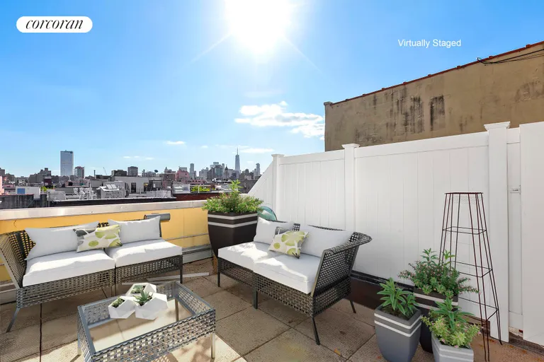 New York City Real Estate | View 631 East 9th Street, 5A | Private Outdoor Cabana  | View 3