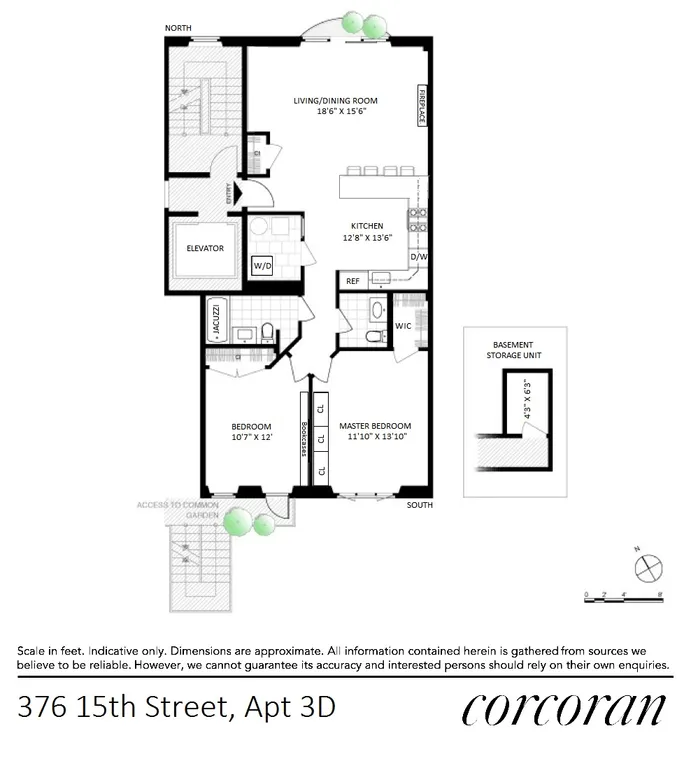 376 15th Street, 3D | floorplan | View 8