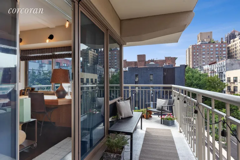 New York City Real Estate | View 240 East 10th Street, 5c | Wrap Terrace | View 2