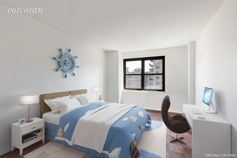 New York City Real Estate | View 165 West End Avenue, 27K | Virtually Staged 2nd Bedroom | View 3